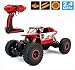 Produktbild 2.4GHz 1/18 RC Rock Crawler,Ferngesteuertes Auto RC Auto Buggy Wagen 4 WD Schacht Fahren Hochgeschwindigkeits Fernbedienung (Rot)