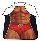 Producto de alta calidad. Hemore Myhome - Delantal de Cocina Sexy, Divertido, Creativo, para Hombres, Novios y Regalos