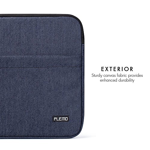 Plemo Laptophülle Hülle Tasche Sleeve Schutzhülle für 15 – 15,6 Zoll Laptop / MacBook Air / MacBook Pro / Notebook-Computer, Denimblau - 2