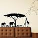 Customwallsdesign Safari Wall Decal- Animal Wall Decal Stickers Safari Nursery Decor