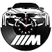 Produktbild EVEVO BMW Wanduhr Vinyl Schallplatte Retro-Uhr groß Uhren Style Raum Home Dekorationen Tolles Geschenk Wanduhr BMW