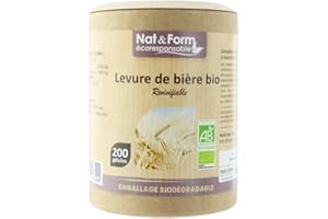 NAT & FORM Nat&Form Levure De Biere Revivifiable Bio 200 Gelules