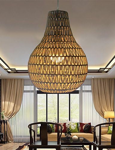 SDYJQ 12W Vintage LED Others Meta&amp;Rope Pendant Ceiling Lights Pendant Lights Living Room / Bedroom / Dining Room / Study Room/Office / Hallway , 220-240v #272