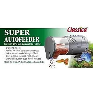 CLASSICA Super Auto Feeder | Battery Operated Aquarium Fish Feeder