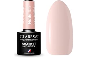Lakier do paznokci 105 Nude UV 5 ml Claresa