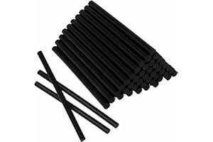 SZEBISOA 40 Stück Heißklebesticks Ø11x200 mm – Schwarz Heissklebepistole Klebesticks, Heißklebepistole Sticks, Heissklebestift, Klebestifte für Heißklebepistole