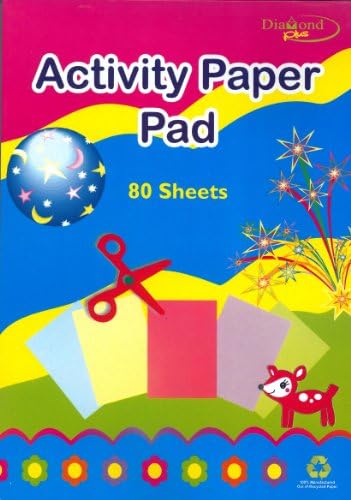 DIAMOND PLUS 80 Sheets Activity Paper in a Pad - Assorted