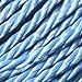 Produktbild k2-accessories 0.7mm Twist Waxed Cotton Cord - C0712 / Turquoise Blue - BULK 50 Mtrs