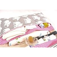 XXL Windeltasche Wickeltasche Elefant mit vielen Fächern, versandbereit.