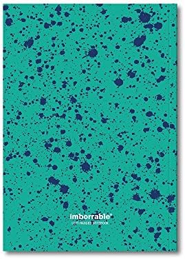 Ink Stains Left-Handed Notepad, 144 Pages, A5, 14.8 x 21cm, Green