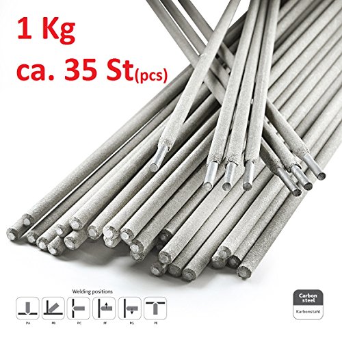 STARK Rutile universale Allround-Stabelektrode 3mm x 350 mm, Elektroden zum Schweißen 1Kg, ca.35 St. - 2