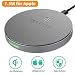 Produktbild SAACHSO Fast Wireless Charger Qi Ladestation Kabellos Intelligent Erkennt 5W/7.5W/10W Induktive Ladegerät für iPhone X/iPhone 8/8 Plus Samsung Galaxy S9/S9 Plus/S8/S8 Plus Alle Qi-Fähigen Geräte