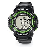 Promotionen PLOT Herren Armbanduhr,2018 Neu Jungen Digital Sport Uhren Wasserdichte Militärische Luxus Sportuhr mit Wecker Timing Kalender Intelligente Uhr Elektronische Uhr (Grün)