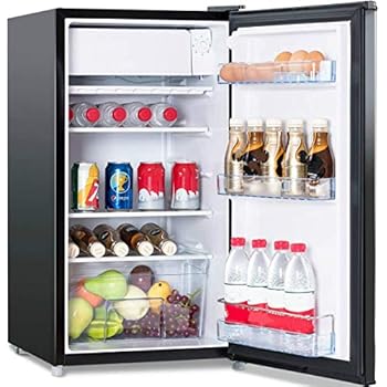 Frigorifero Klarstein Cool Vibe | 90 Litri | Classe Energetica E | Design Manga | Porta Reversible | Nero | Per Cucine Piccole