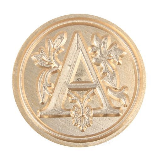 Demarkt letras juego de sellado de cera para cartas-A