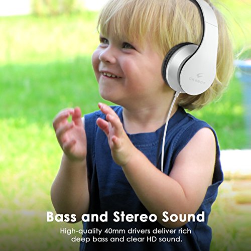 Crabot I65 On Ear KopfhÃ¶rer Tragbarer und Faltbarer Headset mit Mikrofon LautstÃ¤rkeregelung Freisprech-und Faltfunktion bequemen verstellbaren Ohrmuscheln geeignet fÃ¼r iPhone Smartphones PC und MP3