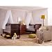 Izziwotnot Bailey Nursery Furniture Set (3-Piece, Mahogany)