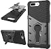 Produktbild OnePlus 5 Hülle(5,5Zoll) ,Roreikes Premium PC [Stoßfest Rüstung] Rugged Armor stoßfest Handy Schutzhülle Silikon [Ultra Slim Weich TPU] [Anti-Kratz]Tasche Ständer Hülle Case Protective Cover mit versteckten Standfunktion für OnePlus 5-schwarz