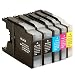 Produktbild Generisch Kompatible Tintenpatronen Ersatz für Brother LC1240/1220 LC 1220 1240 LC1220 LC1240 LC-1240 LC-1220 Tintenpatronen Hohe Kapazität kompatibel für Brother MFC-6910CDW MFC-J6710CDW MFC-J5910CDW MFC-J825N MFC-J955DN MFC-J955DWN MFC-J705D MFC-J705DW MFC-J710D MFC-J710DW MFC-J810DN MFC-J810DWN MFC-J825DW MFC-J840N MFC-J625DW MFC-J860DN MFC-J860DWN MFC-J960DN-B MFC-J960DN-W MFC-J960DWN-B MFC- J960DWN-W MFC-J432W MFC-J430W Tintenpatronen für Inkjet Drucker (2 Schwarz,1 Cyan,1 Magenta, 1Gelb)
