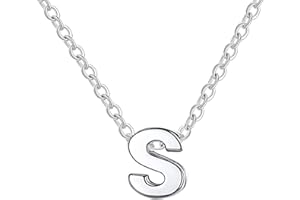 Only faith Collar para mujer con letra inicial Acero inoxidable Colgantes con letras bisutería barata sobre con mensaje original Amigos Novios