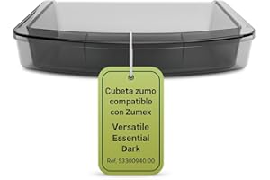 CubetasGastronorm ® Cubeta Zumo Dark Versatile Essential S3300940:00 Recambio Con Iman Compatible Con Zumex Versatile Essential Bandeja Recoleccion Jugo Exprimidor Profesional Hosteleria Bar Cafe