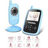 HelloBaby HB24 2.4″ Digital Funk TFT LCD Drahtlos Babyphone Wireless Video Kamera Baby Monitor Babyviewer Überwachung Nachtsicht + Temperatursensor - 2