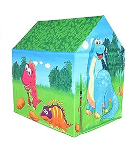 AdiChai Dino Hunter Jumbo Size Extremely Light Weight , Water Proof Kids Play Tent House for Girls and Boys (Dino Hunter)