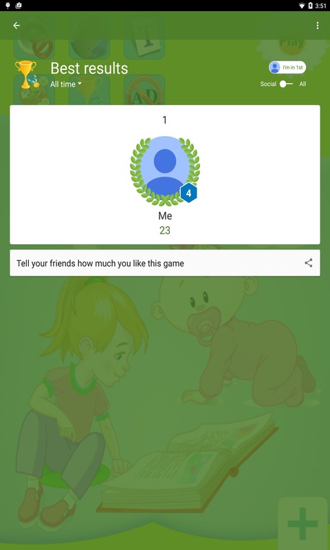 App Pour Mode Accès Guidé Non Disponible Oui ou Non pour les enfants - jeu amusant et éducatif pour l