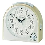 Seiko Wecker, Kunststoff, Gold, 11.5 x 11.8 x 5.6
