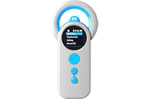 NetumScan Lector de microchip Bluetooth para mascotas RFID EMID, 3 en 1, portátil 2048, con pantalla TFT, 1200 mAh para ISO 11784/11785, FDX-B e ID64 RFID DJ-130