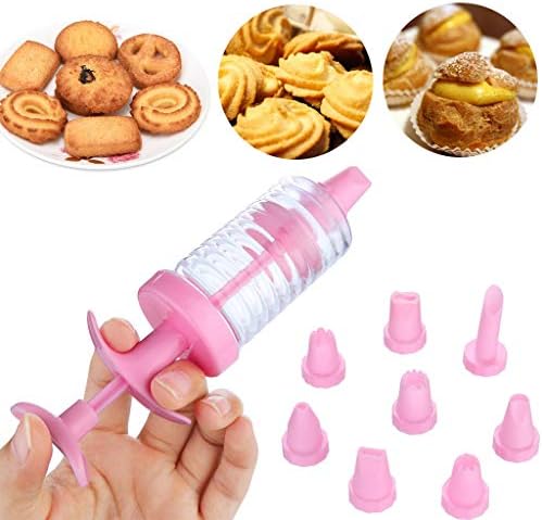 MA87 Cookie Biscuit Making Maker Pump Press Machine Decor Kitchen Mold Tools Set