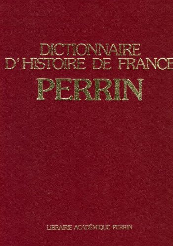 couverture de : Dictionnaire d'histoire de France