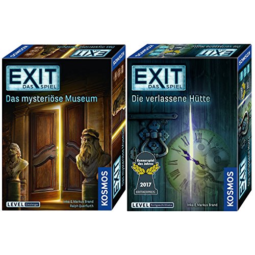 Kosmos 2er Set 694227 692681 Exit - Das Mysteriöse Museum + Exit - Die verlassene Hütte