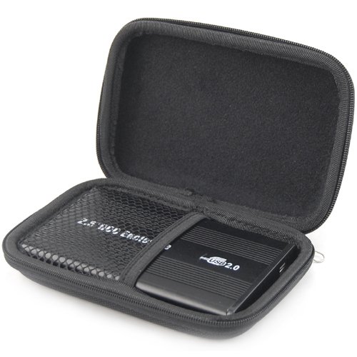 Yahee Festplattentasche Schutztasche Hülle für externe Festplatten für 2.5 Zoll HDD/SSD - 3