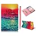 Produktbild Tablethülle für Samsung Galaxy Tab A 2018 (10,5 Zoll) T590/T595 Hülle Case Leder Tasche Schutzhülle Flip Cover Einschlaf/Aufwach Abdeckung Klapphülle Ständer Fächer Magnetverschluss Deckel-Meer
