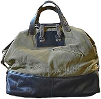 Silent People - Rodi Milici Weekender from Recycled Field Jacket and Recycled Military Leather