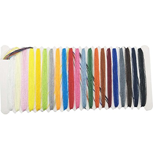 28Pcs Filzstoff Farbig Bastelfilz Weich Vliesstoff DIY Handwerk Projekte Patchwork Filz zum Nähen 15cm X 15cm X 1.4mm - 4