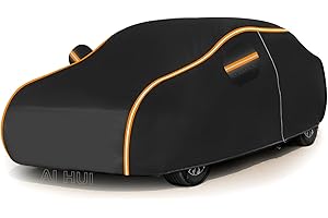 AI HUI Funda Coche para Mitsubishi Outlander(2005-2022), Funda Coche Exterior Impermeable, Tela Oxford Cubre Coche, Cubierta Coche Exterior Cubierta Impermeable con Cremallera