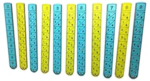 StepsToDo Napier Bones Sticks Kit with Usage Manual. Simple & Magical Tool for Multiplication and Division. Invented in 17th Century. Useful for Mental or Quicker Math Calculations of Bigger Numbers