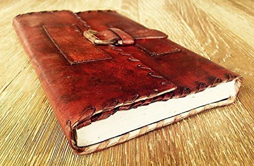 Handolederco Handmade Leather Journal Genuine Leather Notebook Journal Diary Sketchbook Everyday Small Book Vintage leather blank book