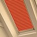 Produktbild VELUX Orignal Plissee/Faltstore FML U10 1273/Bedienart : Elektronisch/Farbe : Uni Orange/Fenstergröße : 810/Fenstertypen : GGL, GPL, GHL, GTL_19925
