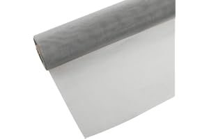 DXLing 30 x 100 cm Tissu de Treillis Métallique en Acier Inoxydable 304 Moustiquaire Wire Mesh Maille Filtration en Feuilles Filtre d'écra Grillage Fin Maille pour Filtration Dépoussiérage Séparation