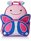 Leicht abwaschbar Skip Hop 210225 Zoo Kleinkind Rucksack, mit Namensschild, mehrfarbig, Schmetterling Blossom