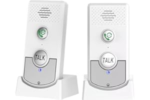 FGJCJ Gegensprechanlage, Intelligente Sprach-Gegensprechanlage, Drahtlose Heim-Gegensprechanlage für ältere Menschen, Ältere-Zwei-Wege-Kommunikation, für Patienten Senioren Kinderzimmer Schwangere