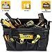 Produktbild Werkzeugtasche, TECCPO Werkzeugbeutel, 450 x 300 x 200 mm, Aufbewahrungstaschen im Inneren, robuster Kunststoff Bodenplatte, verstellbarer Schultergurt, wasserdicht - THTB01B
