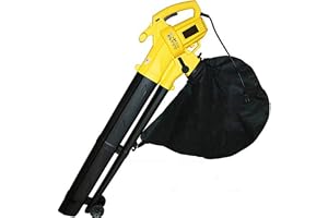 ZQKJLH Blower With Line/Leaf Blower And Vacuum / 3-in-1 Leaf Blower, 3000w Garden Vacuum Cleaner And Leaf Blower 45 Litre Collection Bag, 10:1 Chopping Ratio And 10 M Extension Cord