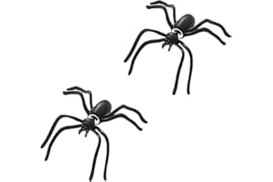 BESMRPG 1 Pair Spider Earrings for Women,Scary Halloween Earrings Women's Jewellery,Halloween Earrings for Women,Spiders Studs,Halloween Spider Scorpion Earrings Carnival Stud Earring for Men and Women(Black)