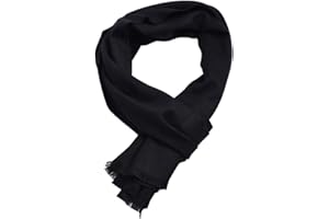 FAIRYGATE Mens Scarves Classic Cashmere Warm Long Winter Solid Business Scarf