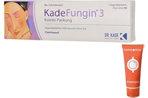 KadeFungin 3 bei Scheidenpilz Kombi-Packung Vaginalpilz 3 Tage Therapie Clotrimazol I Sparset mit Pharma Perle Duschgel (1 Kombipackung)