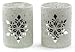 Produktbild Yankee Candle Kerzenhalter, glitzernd, Schneeflocke, Weihnachtsdekoration, Milchglas, Perlen, 2 Stück, Festtage